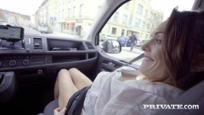 Dominica Phoenix takes interracial anal without leaving the taxi - porntry.com - Dominica